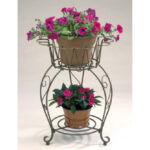 Deer Park D68 PL201X 20 In. Metal Round Planter