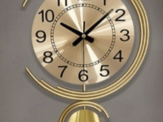 Iron Metal Hanging Wall Clock