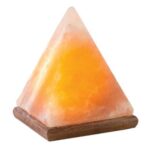 Himalayan Pink Salt Lamp - 12V 12W Pyramid Triangle Shape Carved