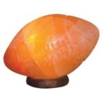 Himalayan Pink Salt Lamp - 12V 12W Rugby Footy Ball Shape Carved